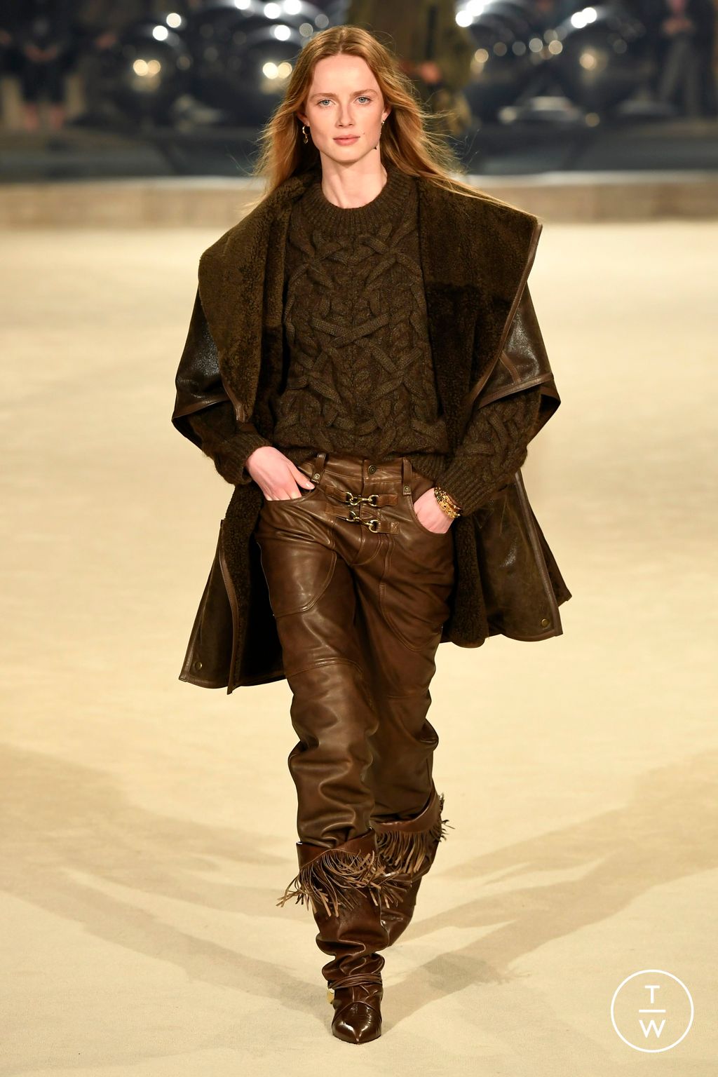 Fashion Week Paris Fall/Winter 2024 look 2 from the Isabel Marant collection womenswear