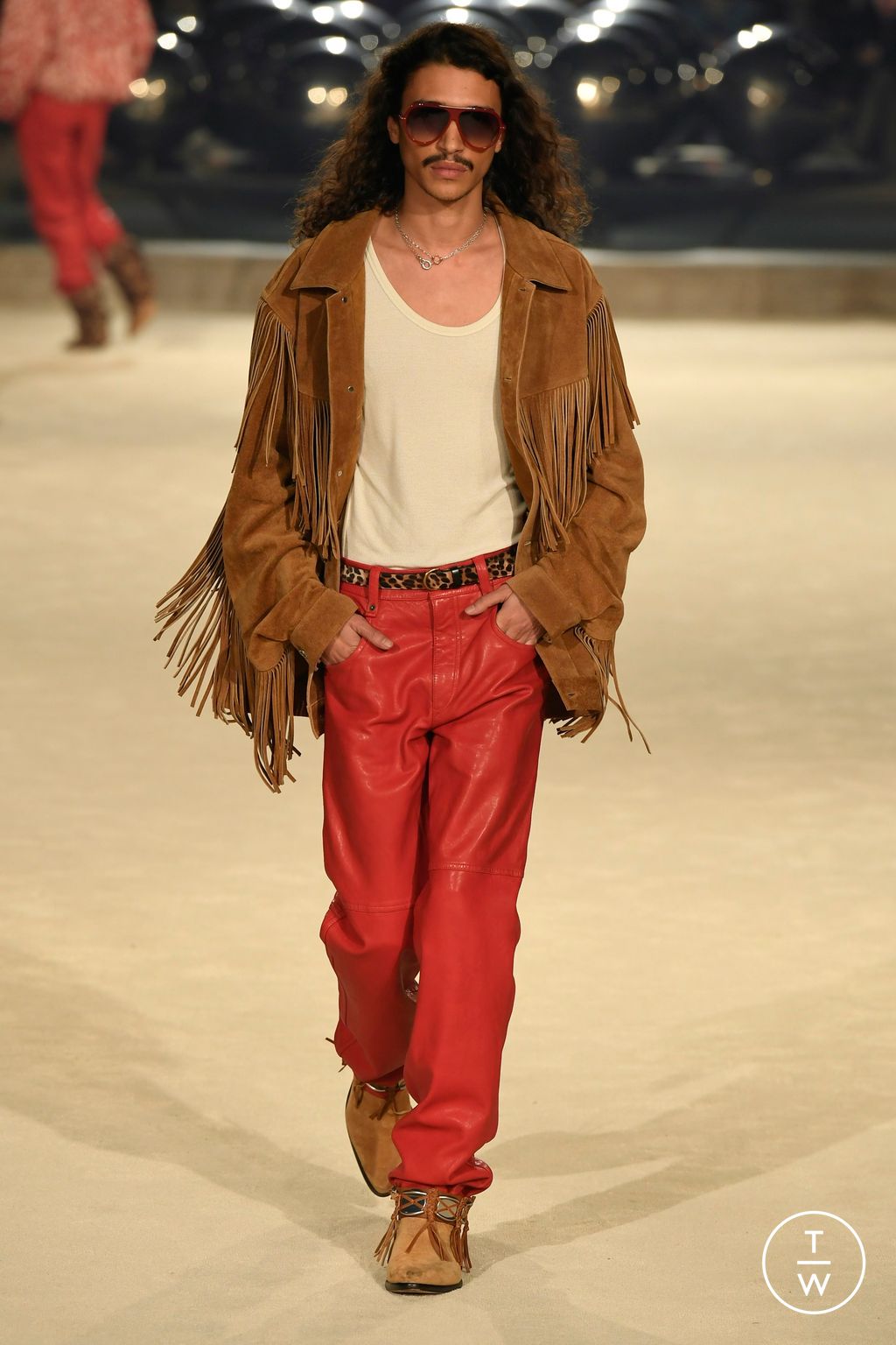 Fashion Week Paris Fall/Winter 2024 look 21 from the Isabel Marant collection womenswear