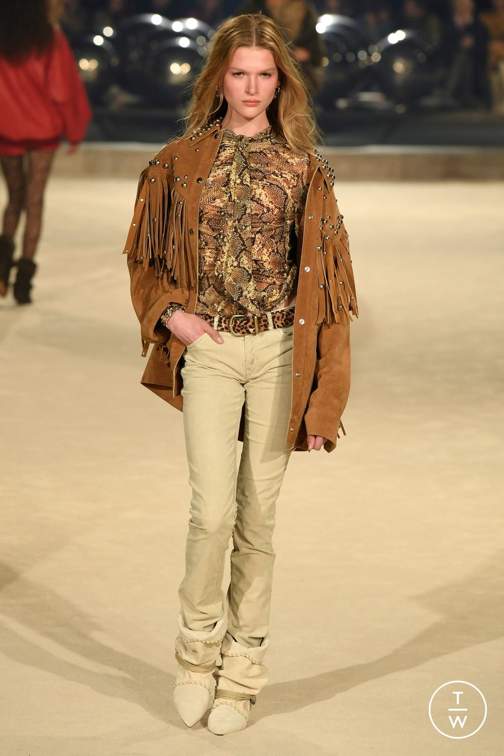 Fashion Week Paris Fall/Winter 2024 look 29 de la collection Isabel Marant womenswear