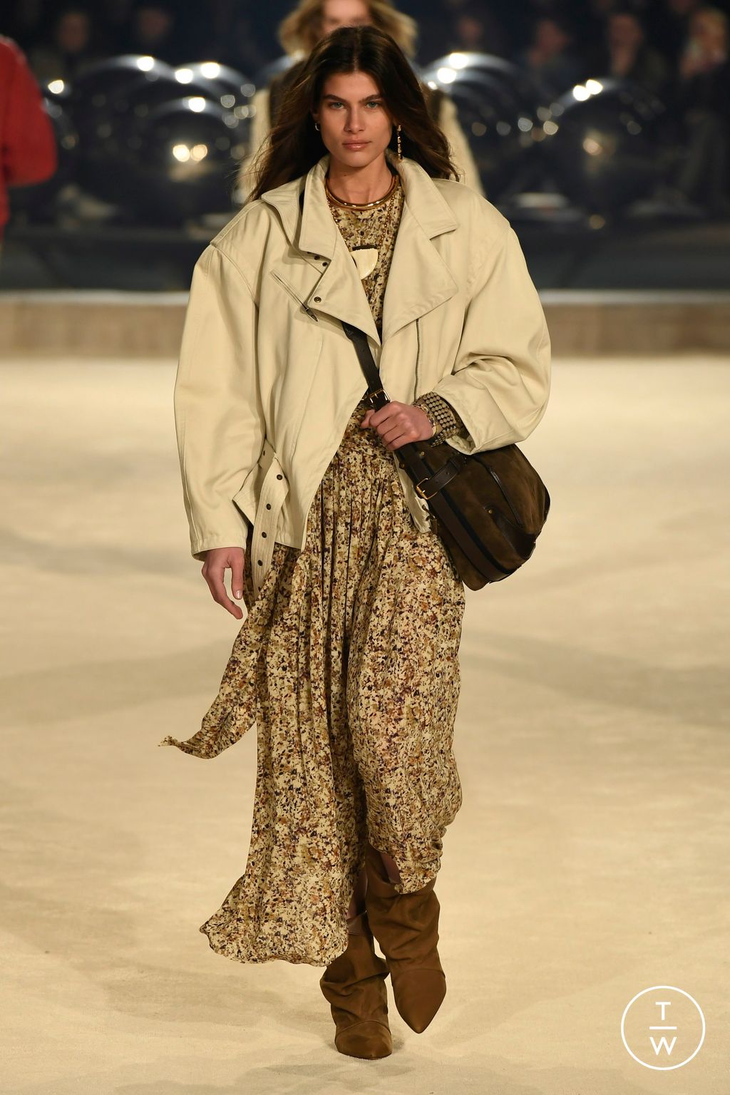 Fashion Week Paris Fall/Winter 2024 look 32 de la collection Isabel Marant womenswear