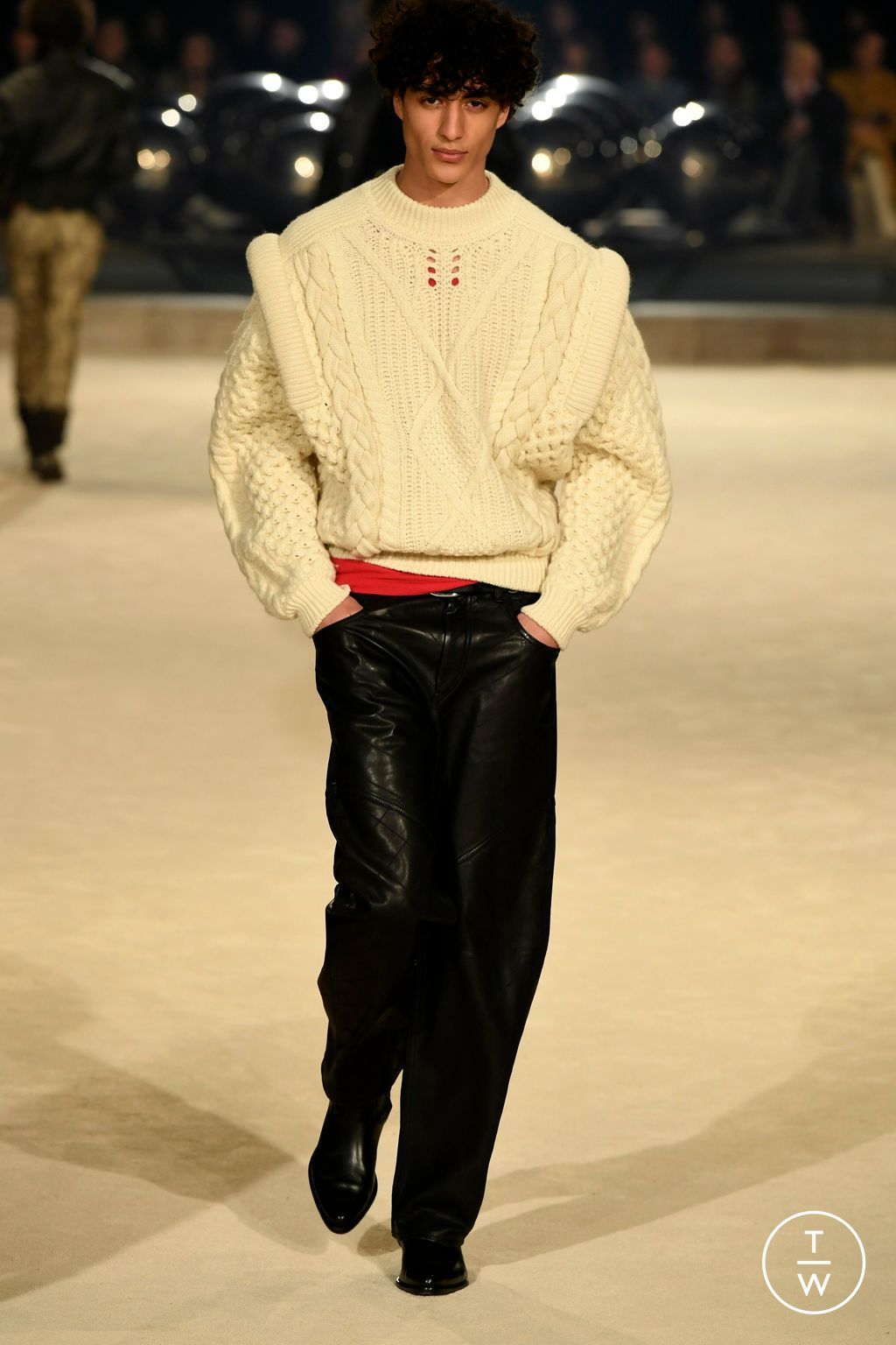 Fashion Week Paris Fall/Winter 2024 look 43 from the Isabel Marant collection womenswear
