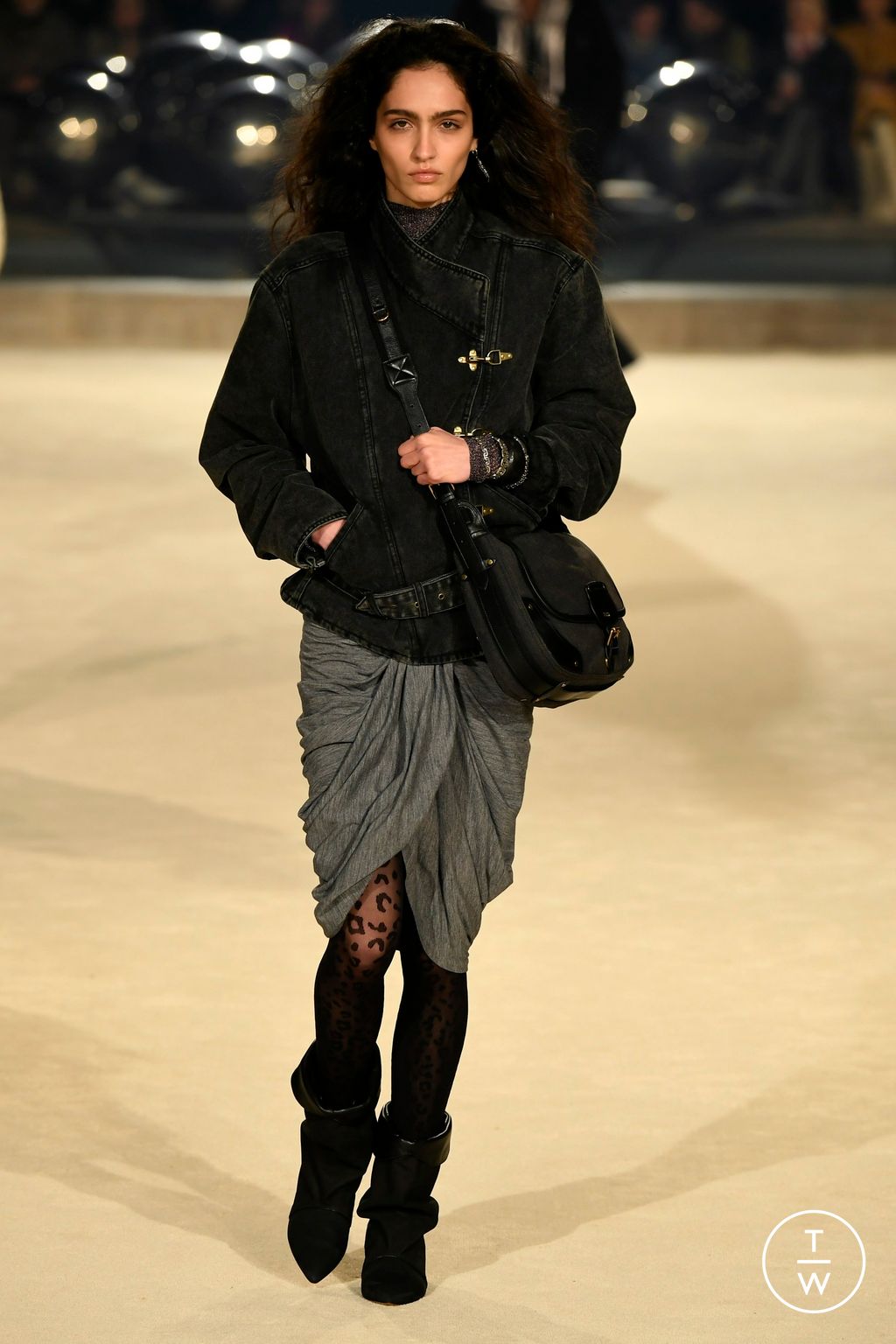 Fashion Week Paris Fall/Winter 2024 look 47 from the Isabel Marant collection womenswear