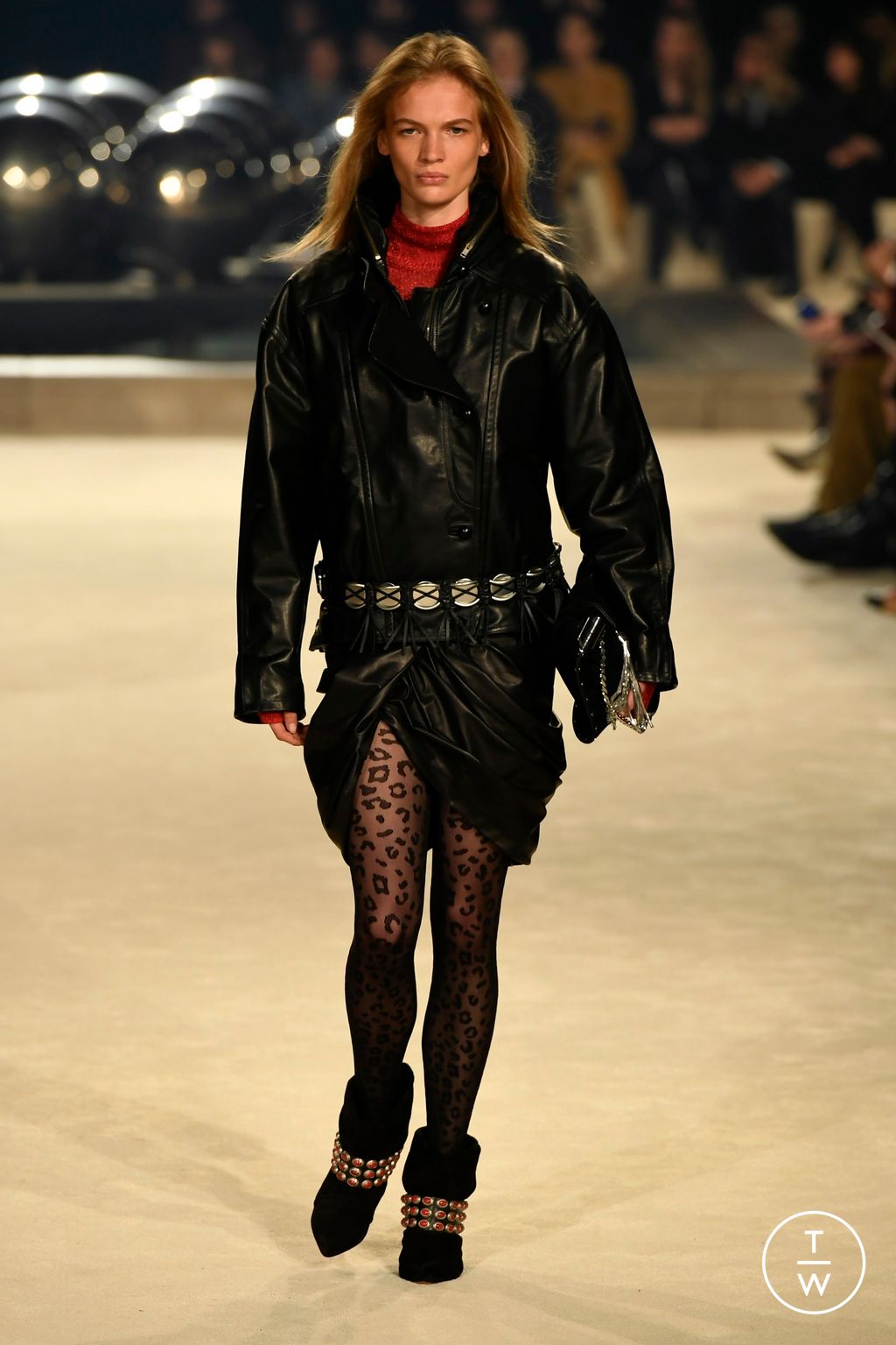 Fashion Week Paris Fall/Winter 2024 look 51 de la collection Isabel Marant womenswear