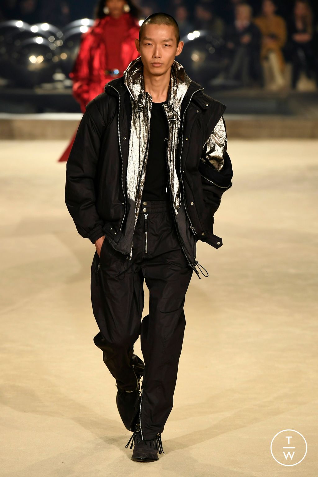 Fashion Week Paris Fall/Winter 2024 look 52 from the Isabel Marant collection womenswear