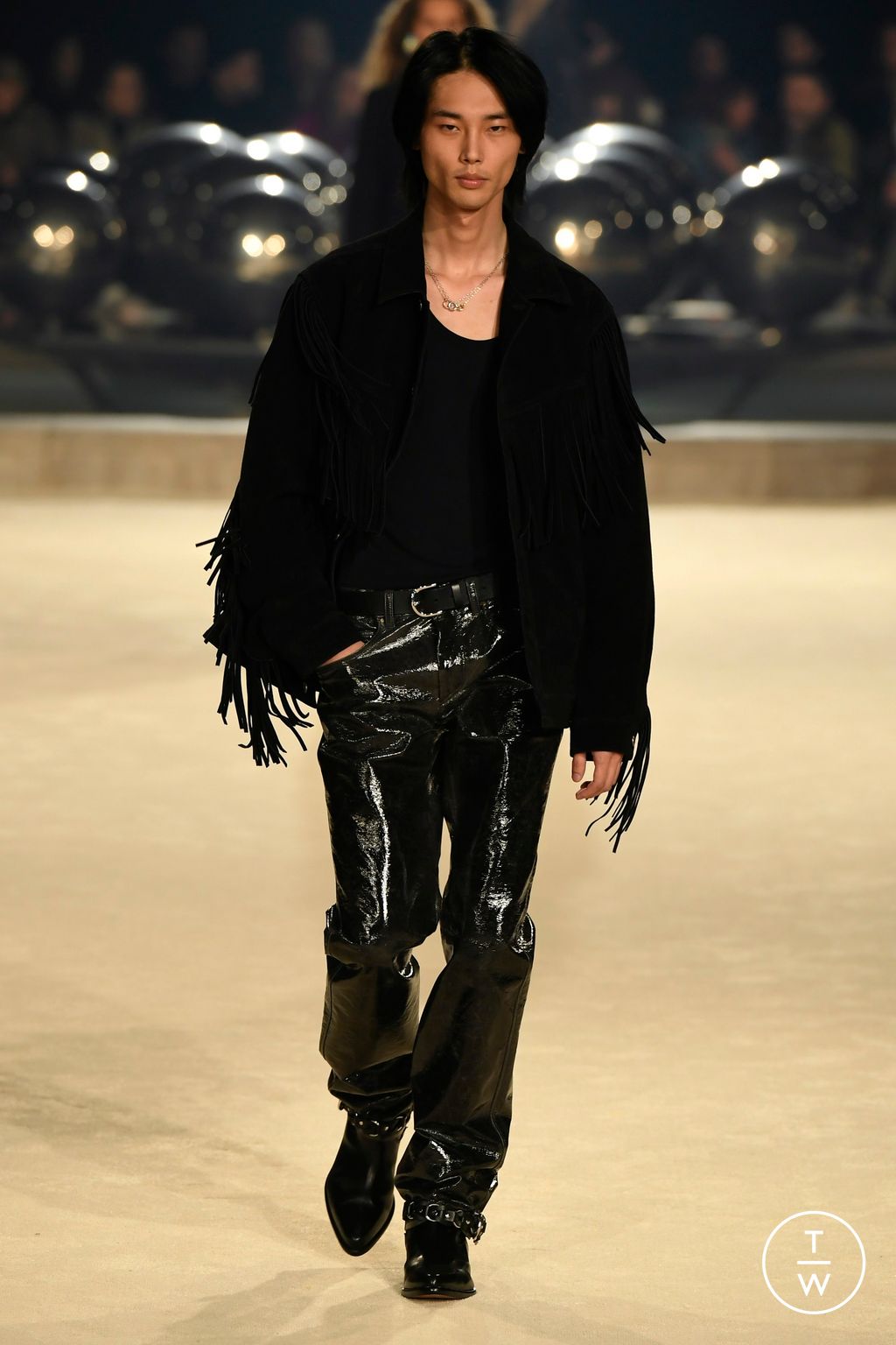 Fashion Week Paris Fall/Winter 2024 look 56 from the Isabel Marant collection womenswear