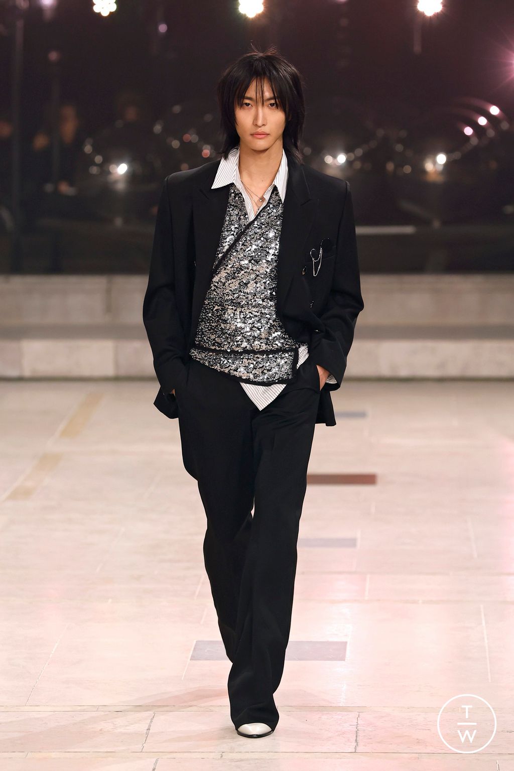 Fashion Week Paris Fall/Winter 2025 look 12 from the Isabel Marant collection womenswear