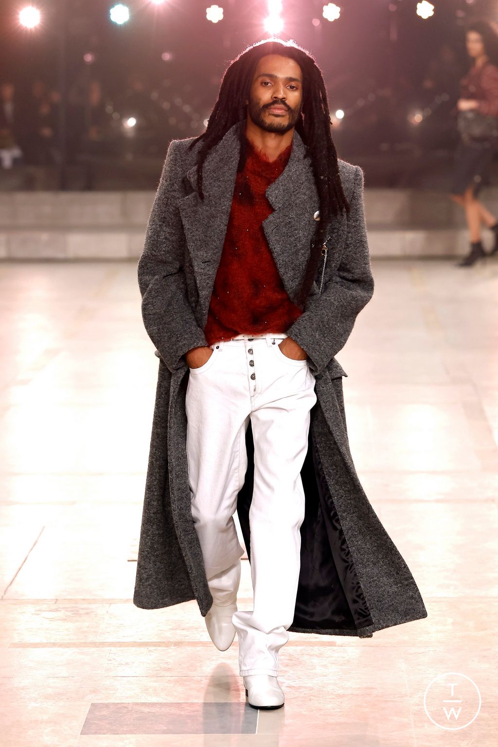 Fashion Week Paris Fall/Winter 2025 look 14 from the Isabel Marant collection womenswear