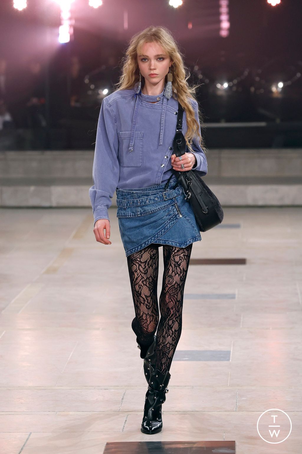 Fashion Week Paris Fall/Winter 2025 look 21 from the Isabel Marant collection womenswear