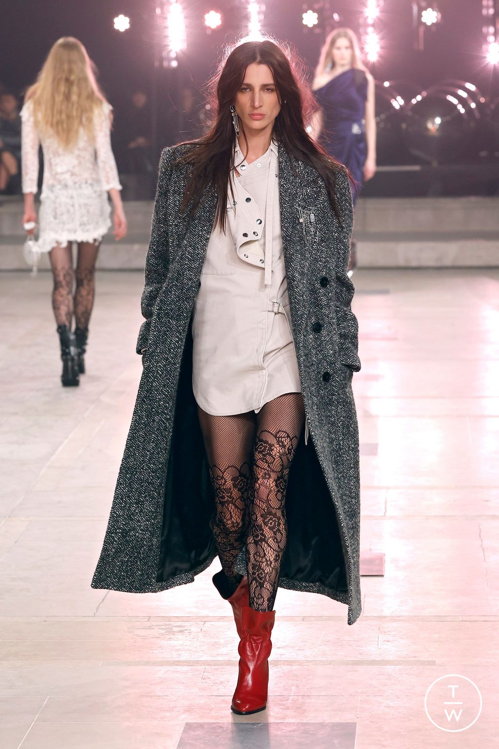 Fashion Week Paris Fall/Winter 2025 look 47 from the Isabel Marant collection womenswear