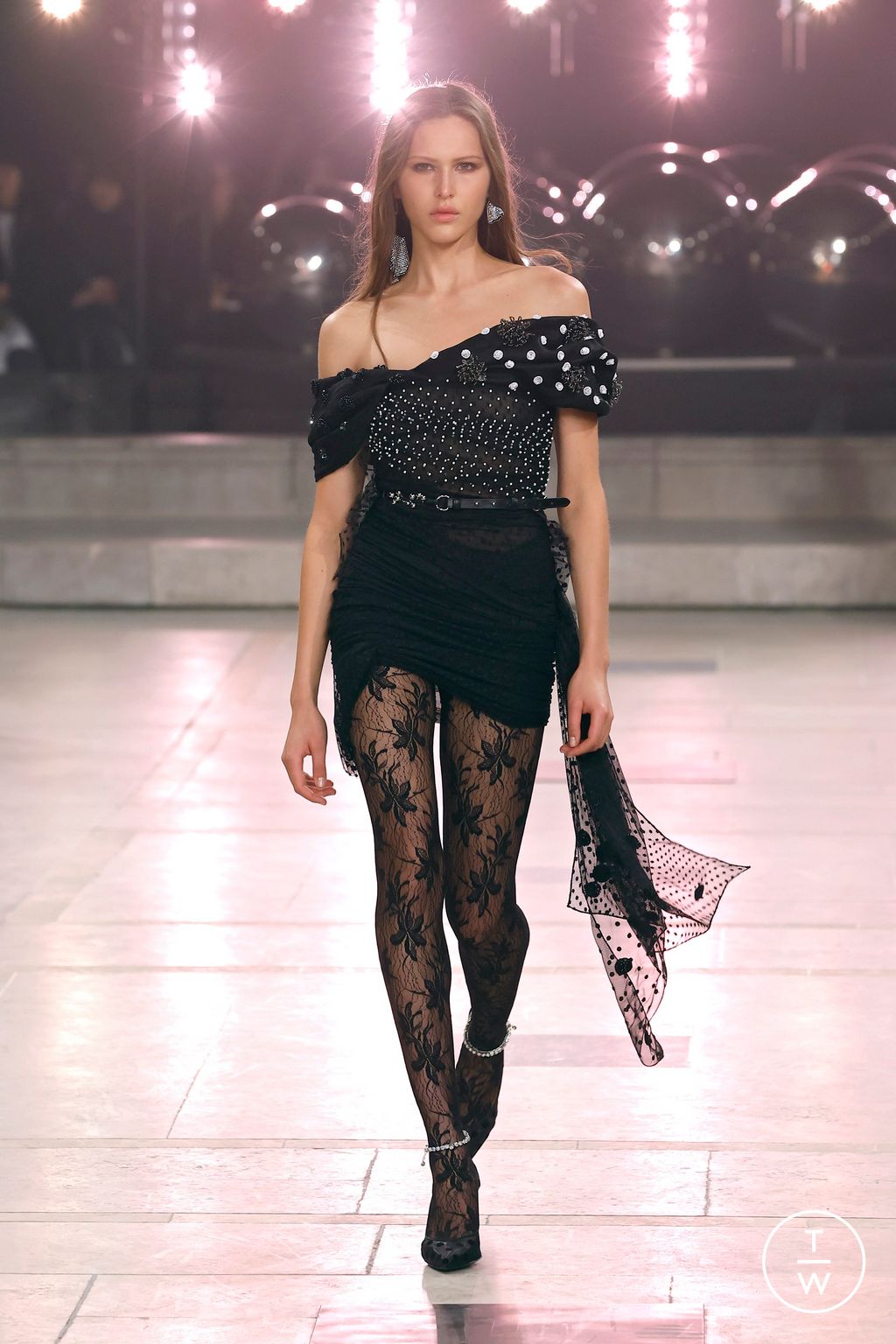 Fashion Week Paris Fall/Winter 2025 look 57 from the Isabel Marant collection womenswear