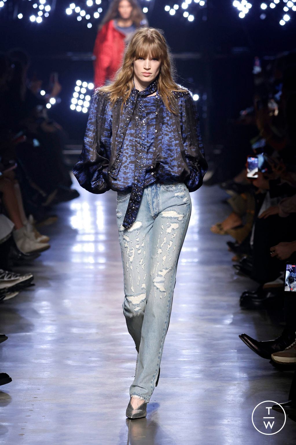 Fashion Week Paris Fall/Winter 2026 look 14 from the Isabel Marant collection womenswear