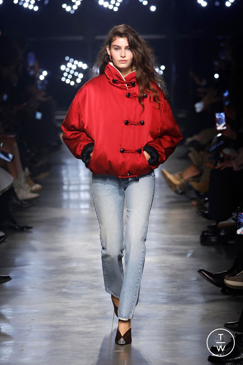 Fashion Week Paris Fall/Winter 2026 look 28 de la collection Isabel Marant womenswear