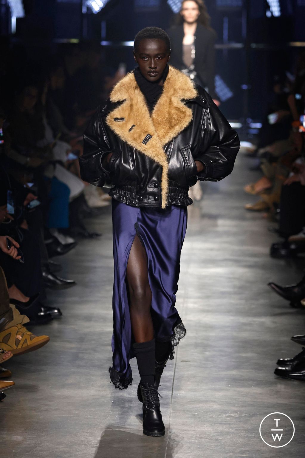 Fashion Week Paris Fall/Winter 2026 look 30 de la collection Isabel Marant womenswear