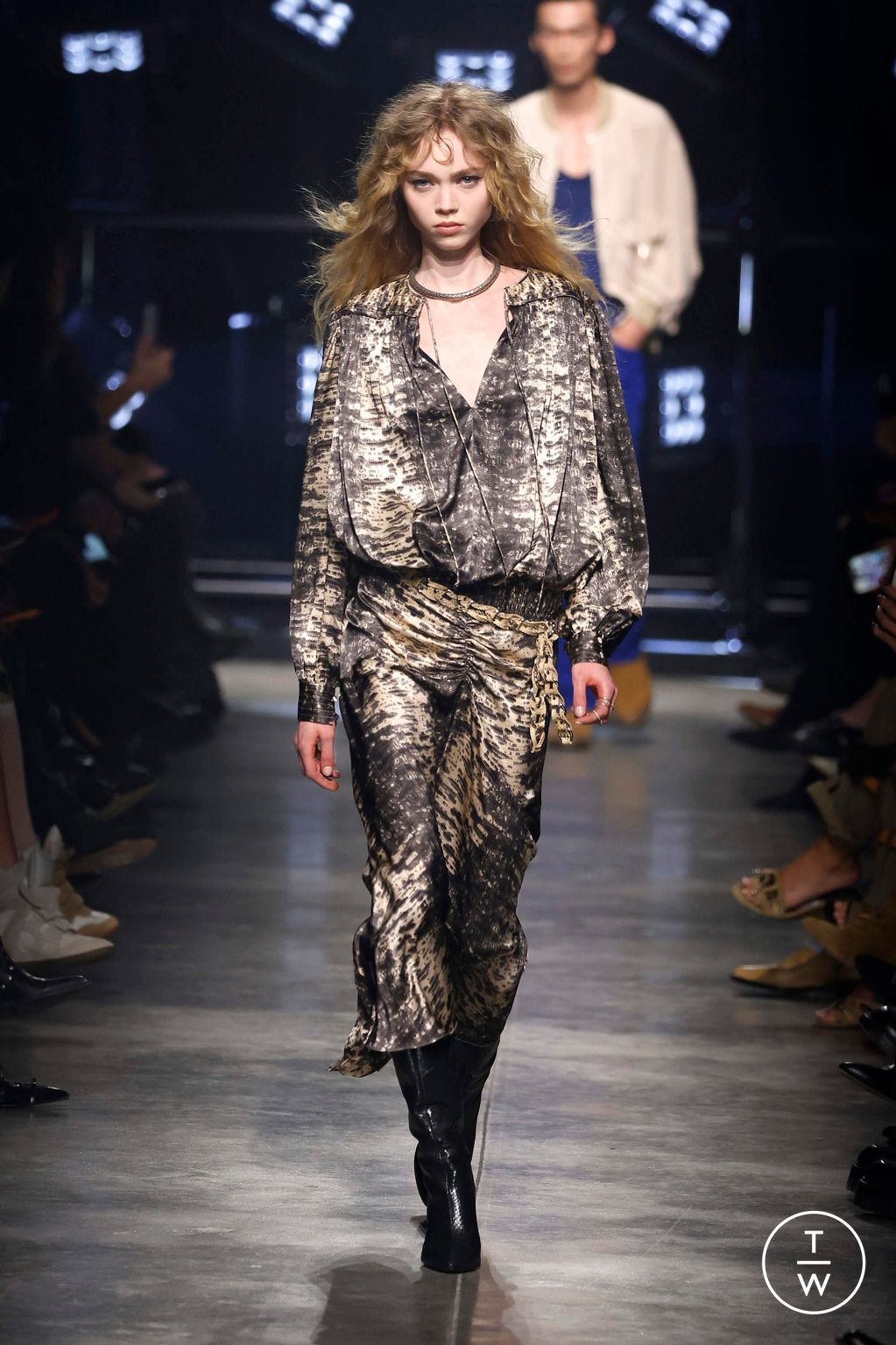 Fashion Week Paris Fall/Winter 2026 look 32 from the Isabel Marant collection womenswear