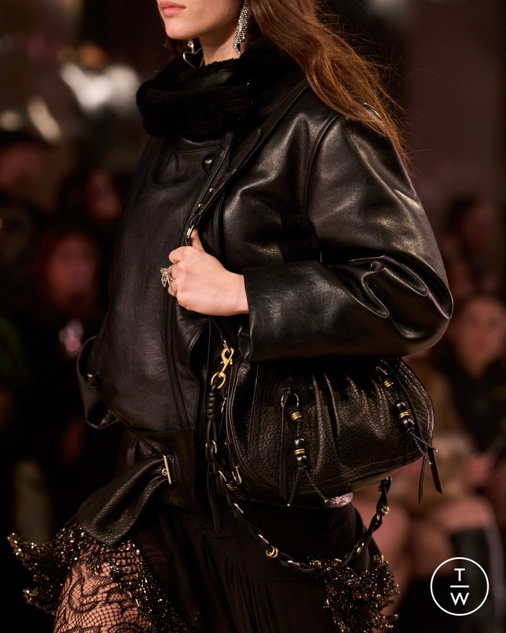 Fashion Week Paris Fall/Winter 2025 look 6 from the Isabel Marant collection womenswear accessories