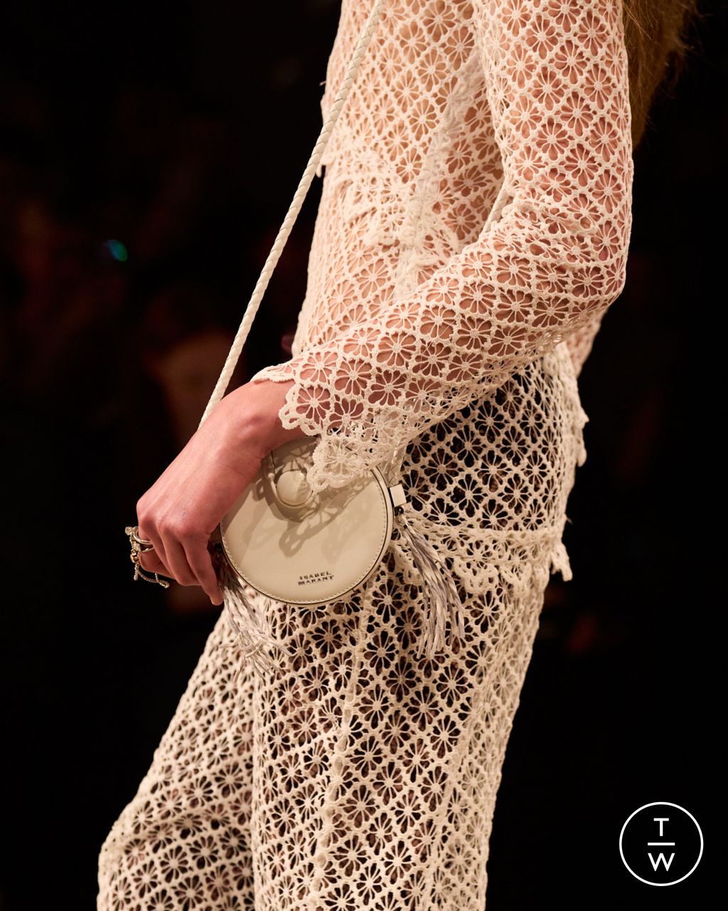 Fashion Week Paris Fall/Winter 2025 look 14 from the Isabel Marant collection womenswear accessories