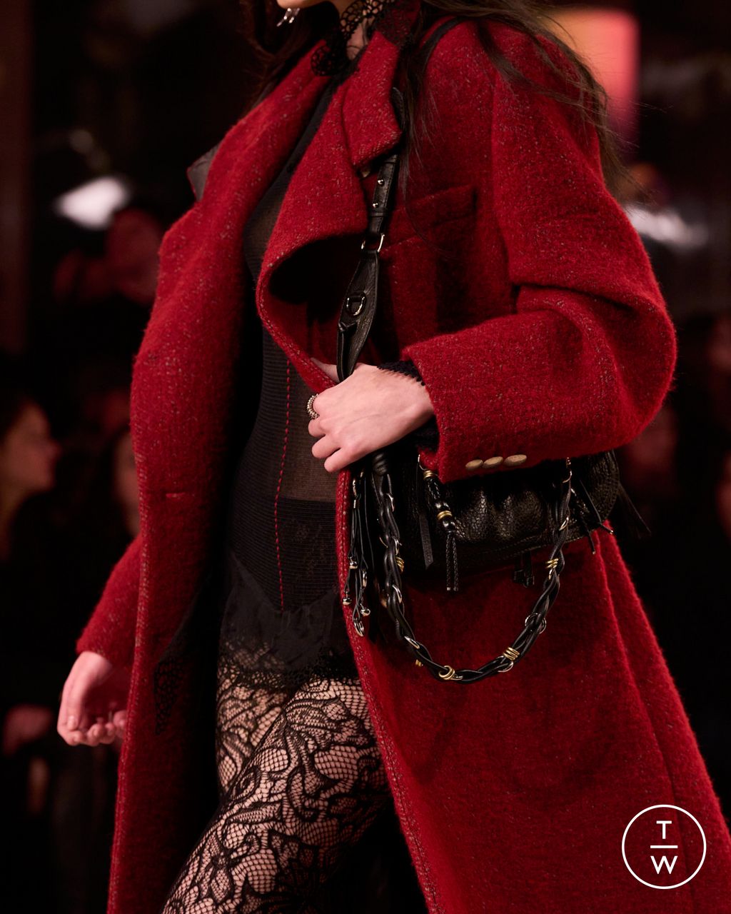 Fashion Week Paris Fall/Winter 2025 look 33 from the Isabel Marant collection womenswear accessories