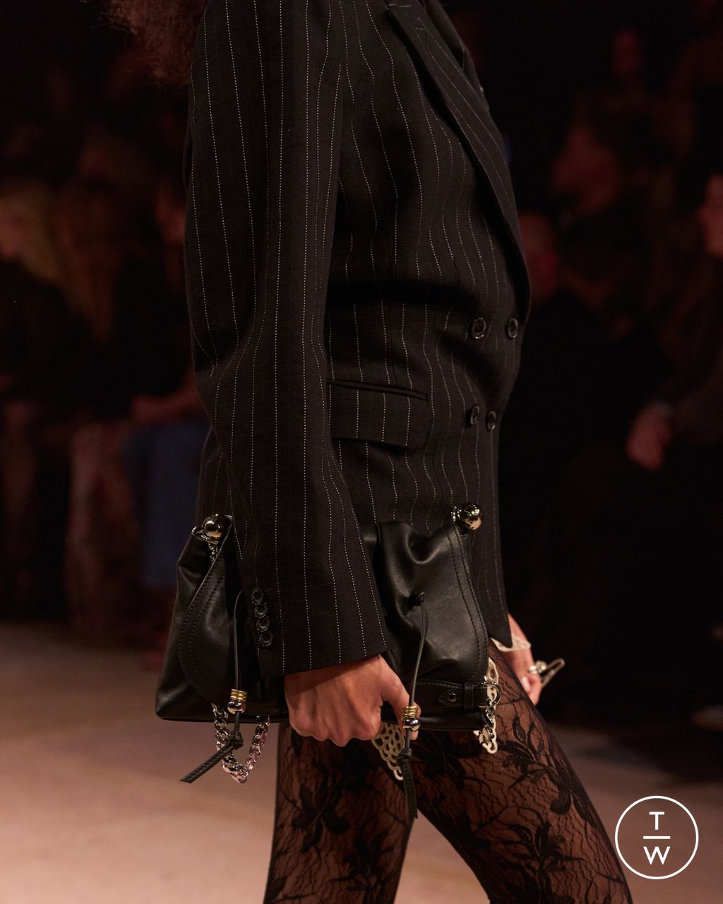 Fashion Week Paris Fall/Winter 2025 look 46 from the Isabel Marant collection womenswear accessories