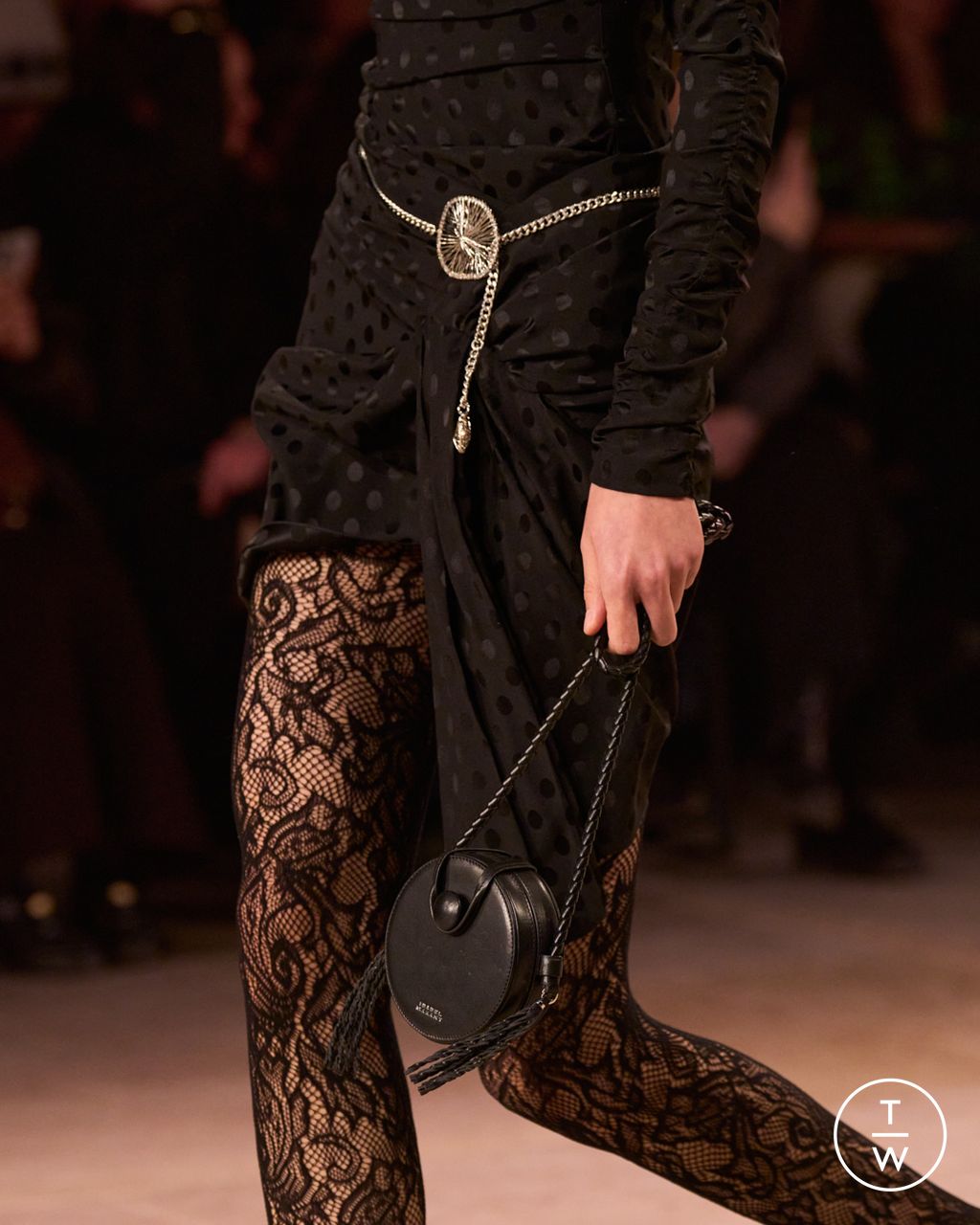 Fashion Week Paris Fall/Winter 2025 look 48 from the Isabel Marant collection womenswear accessories