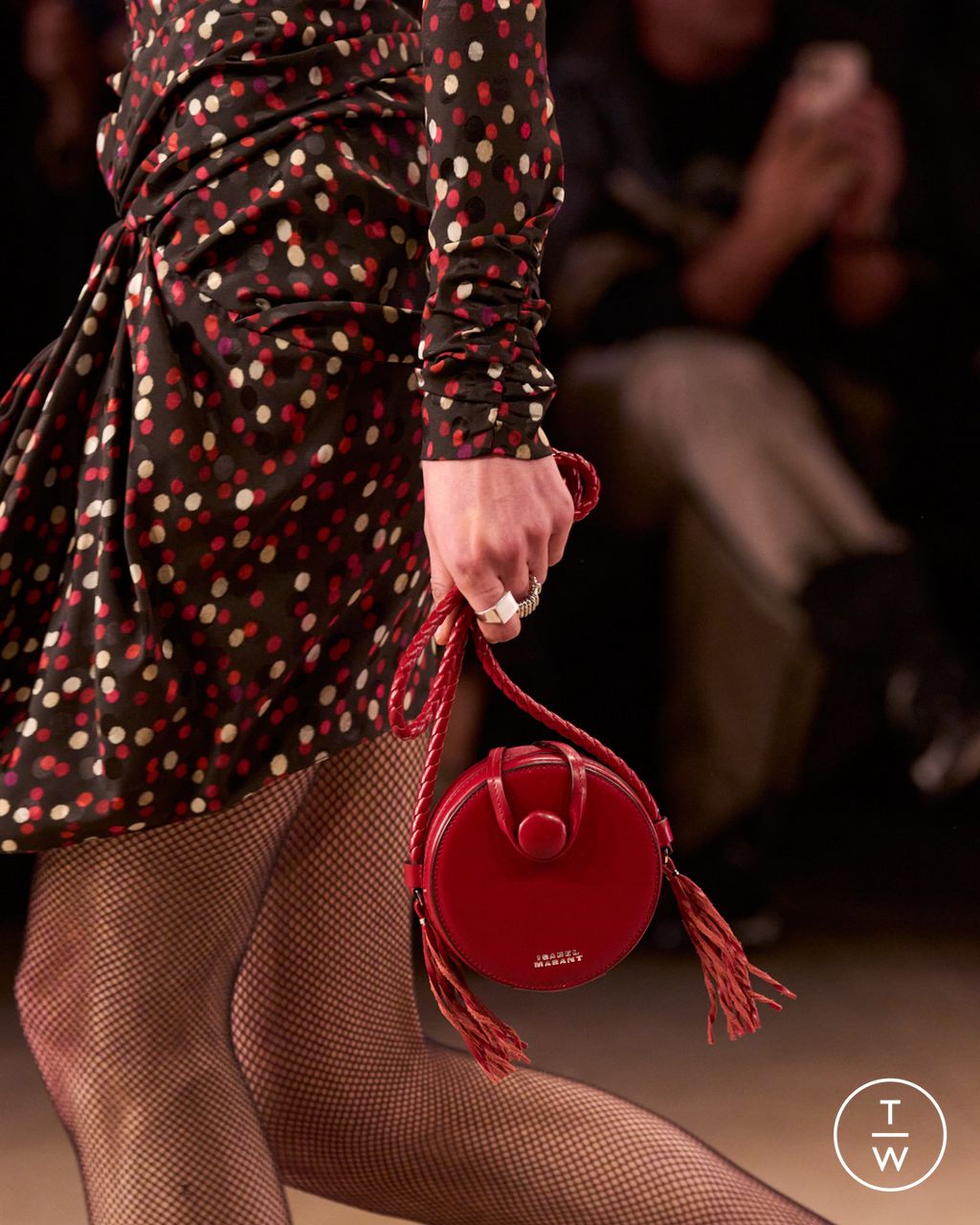 Fashion Week Paris Fall/Winter 2025 look 53 from the Isabel Marant collection womenswear accessories