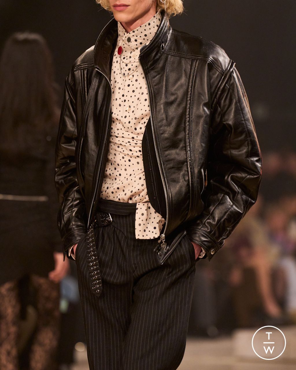 Fashion Week Paris Fall/Winter 2025 look 54 from the Isabel Marant collection womenswear accessories