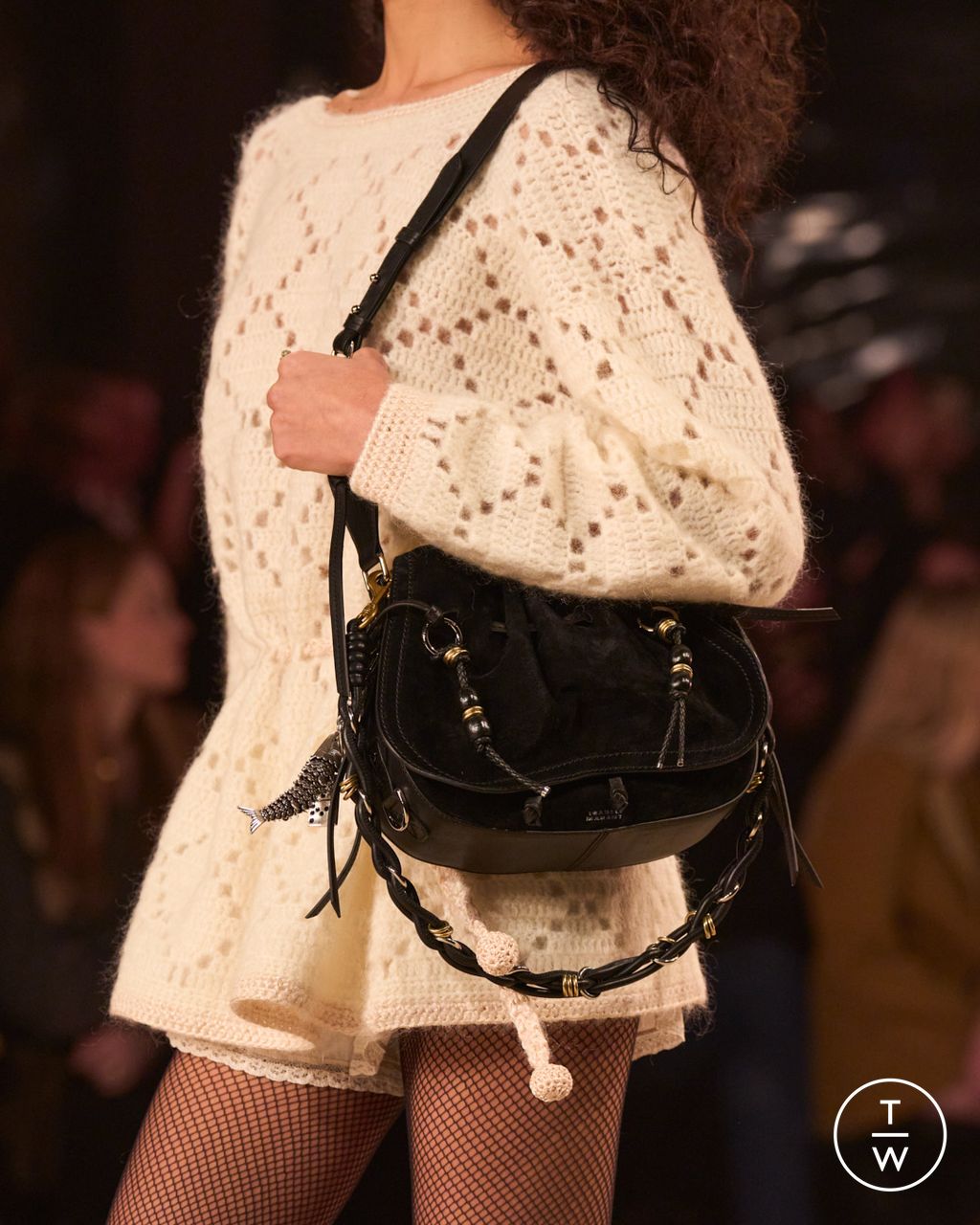 Fashion Week Paris Fall/Winter 2025 look 62 from the Isabel Marant collection womenswear accessories