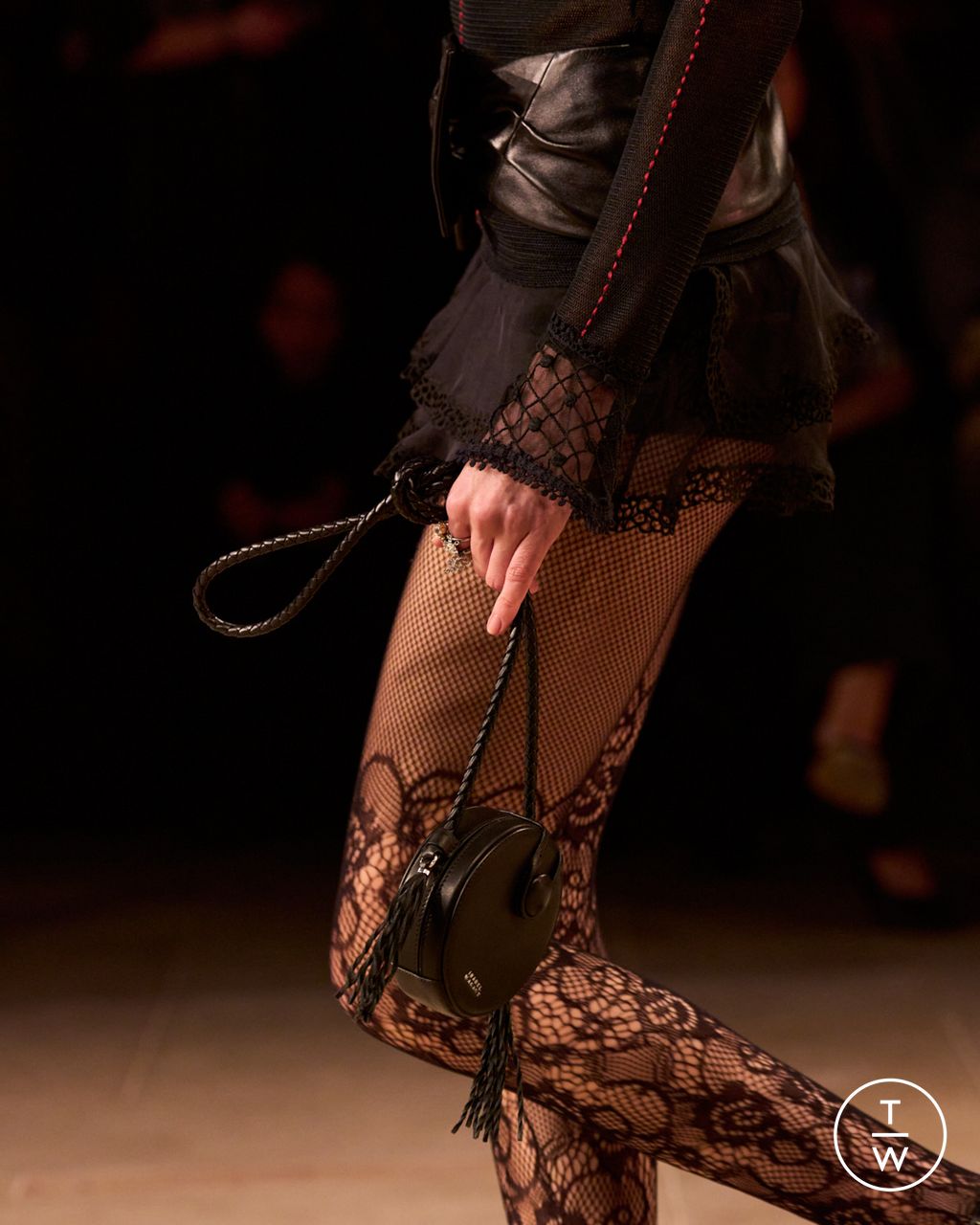 Fashion Week Paris Fall/Winter 2025 look 80 from the Isabel Marant collection womenswear accessories