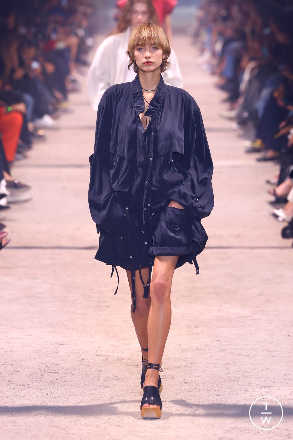 Fashion Week Paris Spring/Summer 2024 look 9 from the Isabel Marant collection womenswear