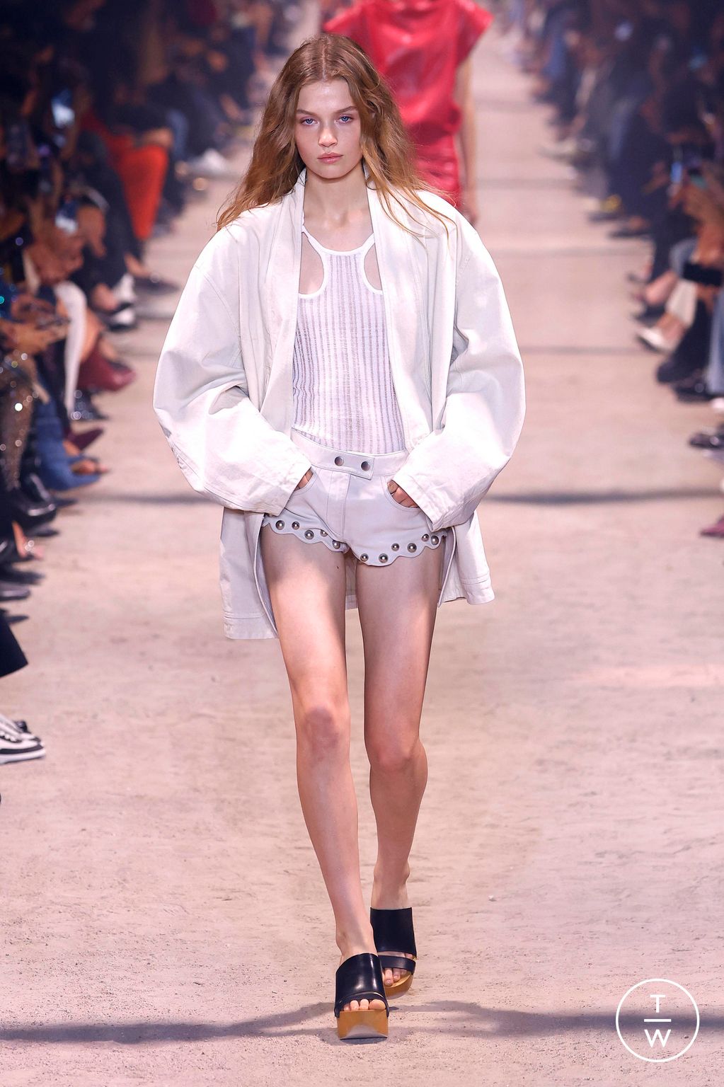 Fashion Week Paris Spring/Summer 2024 look 10 de la collection Isabel Marant womenswear