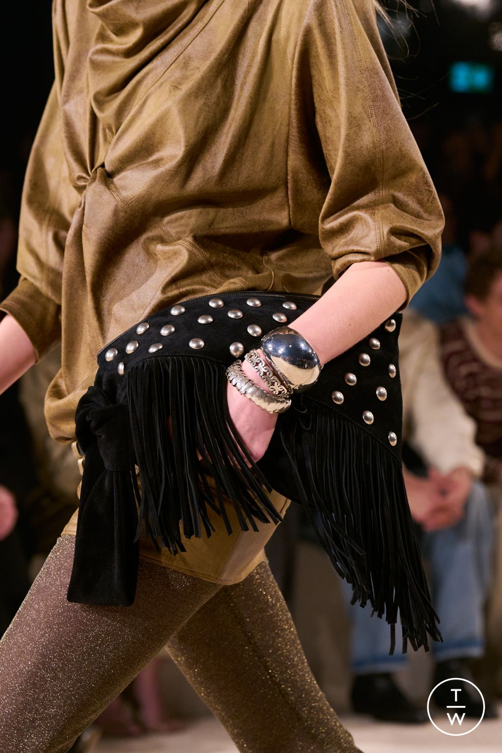 Fashion Week Paris Fall/Winter 2024 look 5 from the Isabel Marant collection womenswear accessories