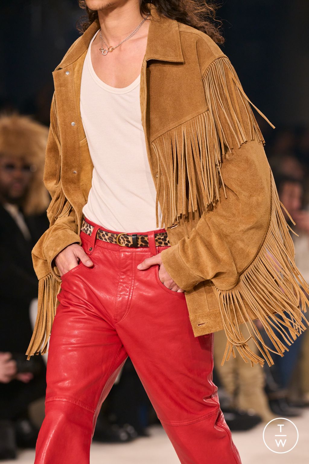 Fashion Week Paris Fall/Winter 2024 look 36 from the Isabel Marant collection womenswear accessories