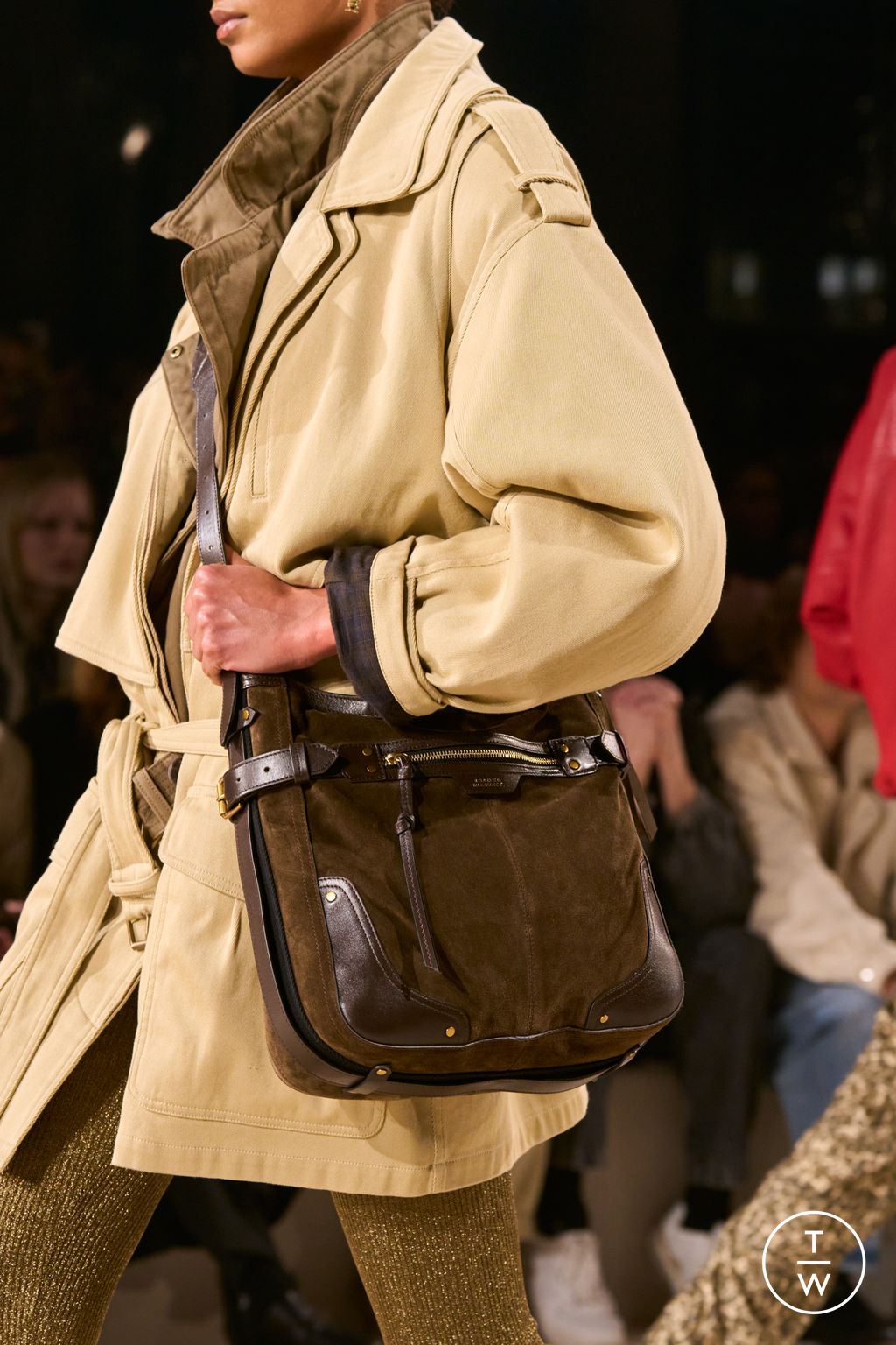 Fashion Week Paris Fall/Winter 2024 look 12 from the Isabel Marant collection womenswear accessories