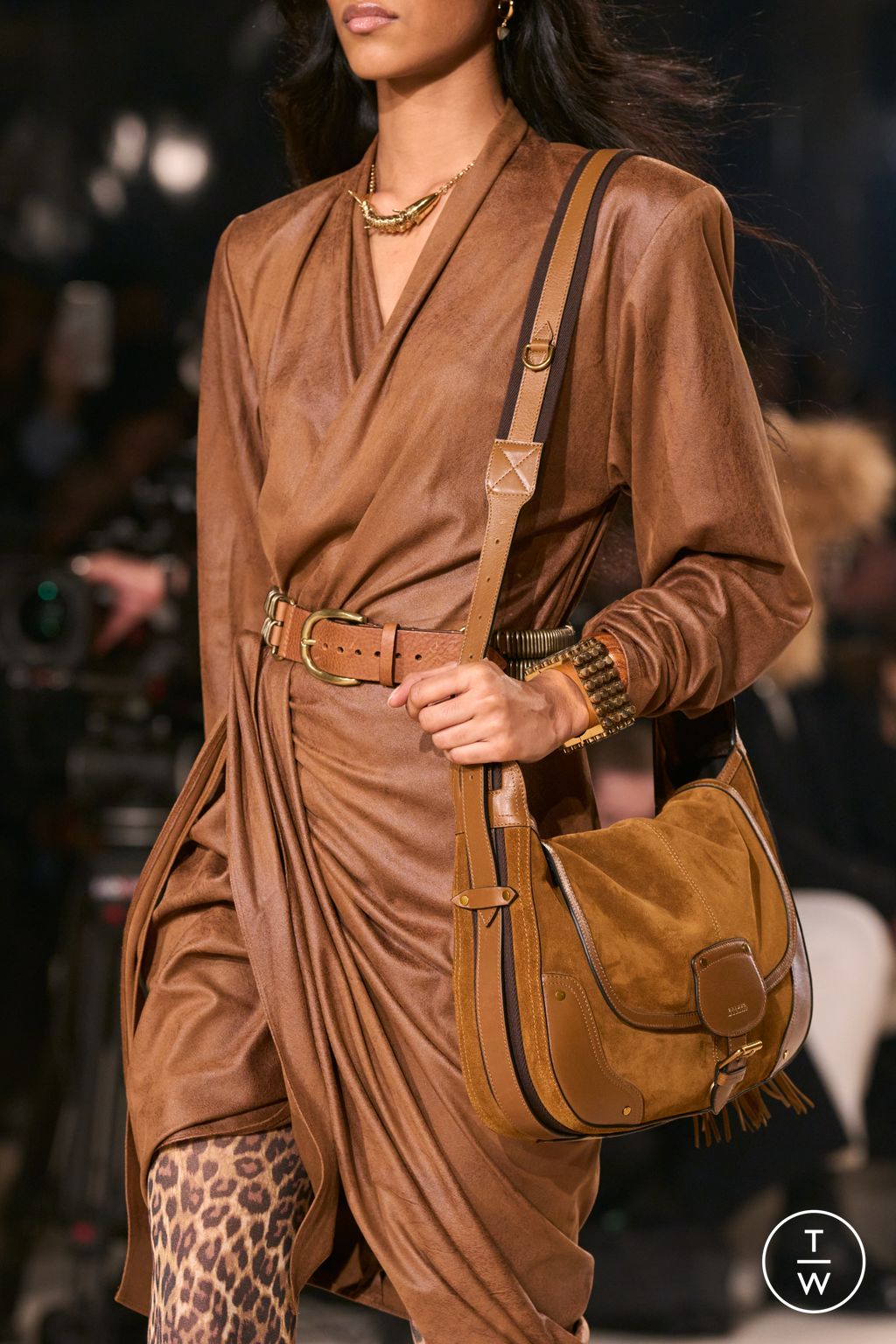 Fashion Week Paris Fall/Winter 2024 look 16 from the Isabel Marant collection womenswear accessories