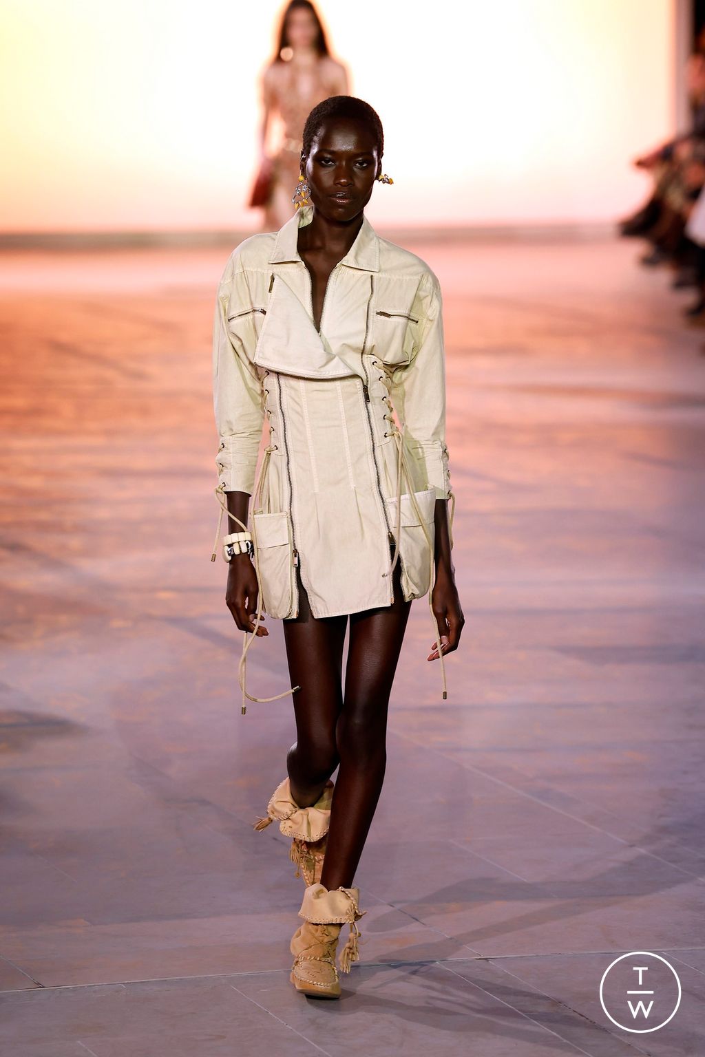 Fashion Week Paris Spring/Summer 2025 look 6 from the Isabel Marant collection womenswear