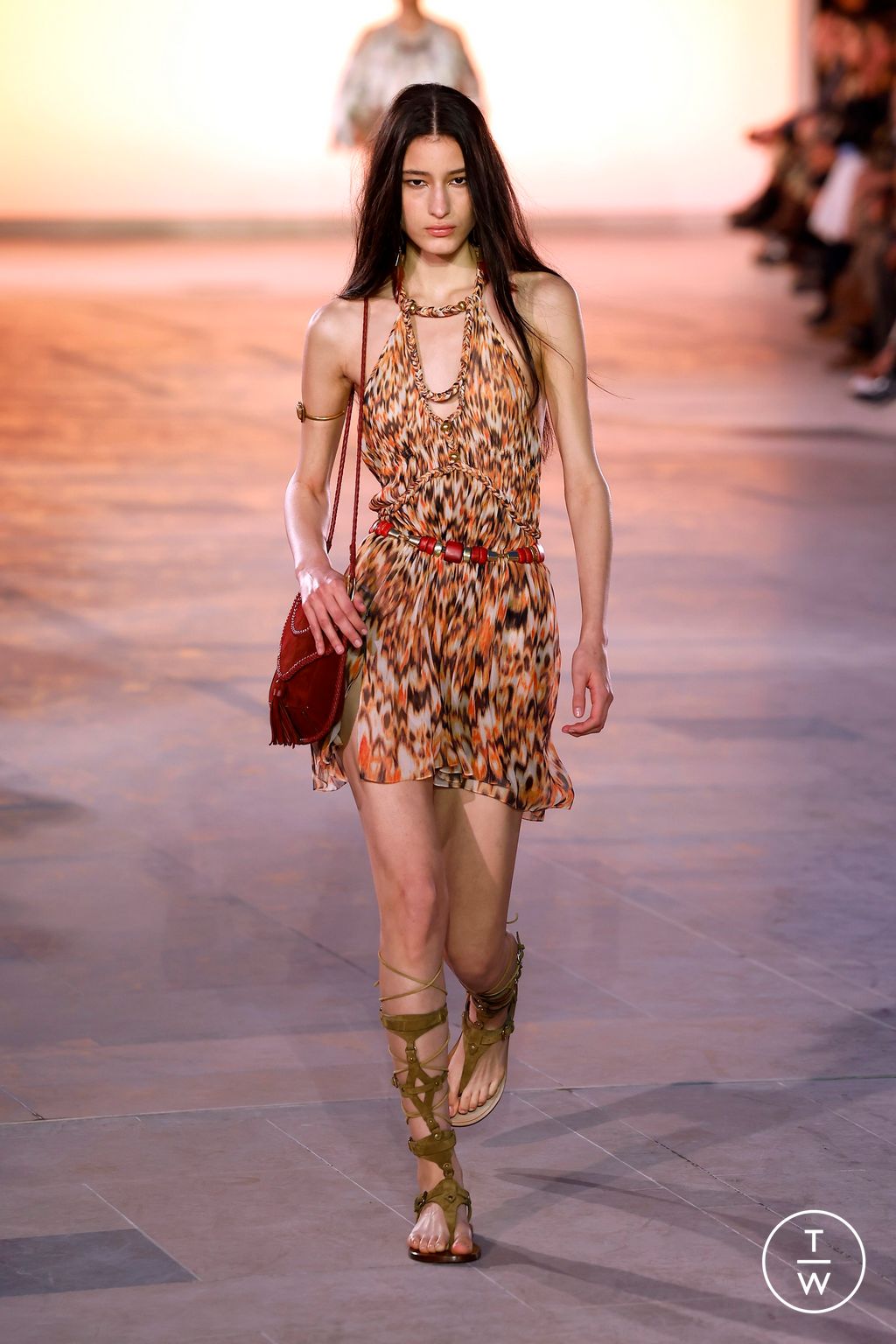 Fashion Week Paris Spring/Summer 2025 look 7 from the Isabel Marant collection womenswear