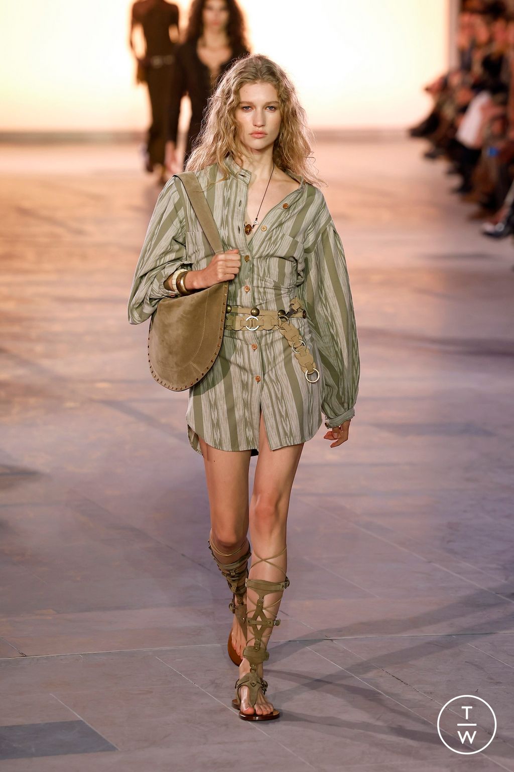 Fashion Week Paris Spring/Summer 2025 look 14 from the Isabel Marant collection womenswear