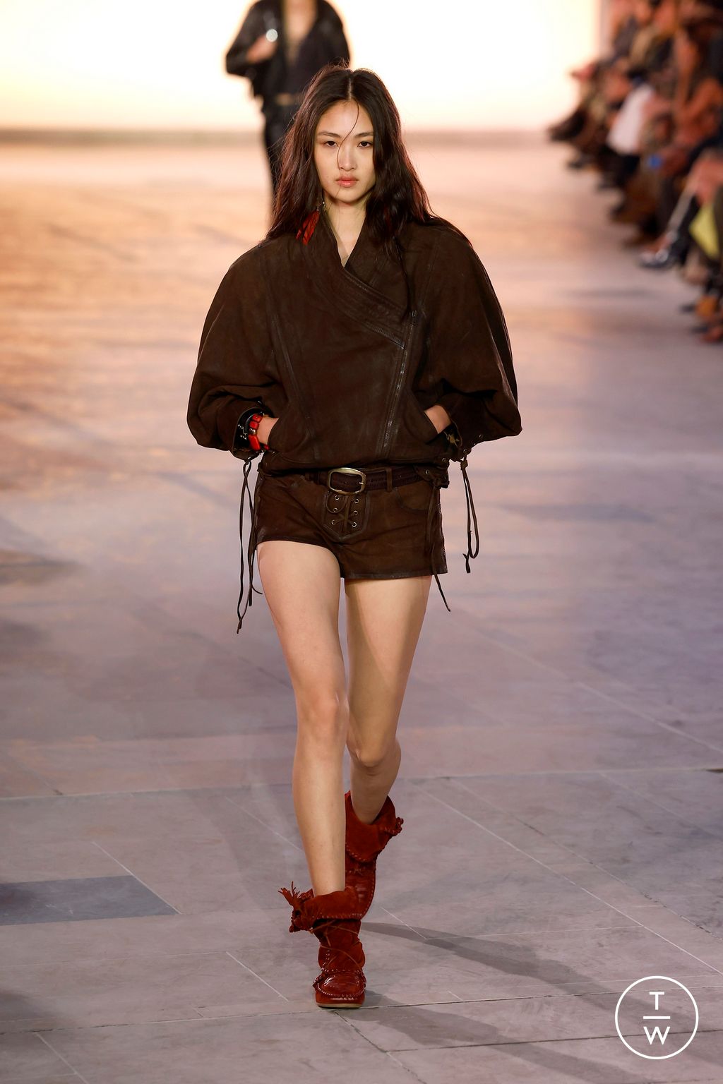 Fashion Week Paris Spring/Summer 2025 look 18 from the Isabel Marant collection womenswear