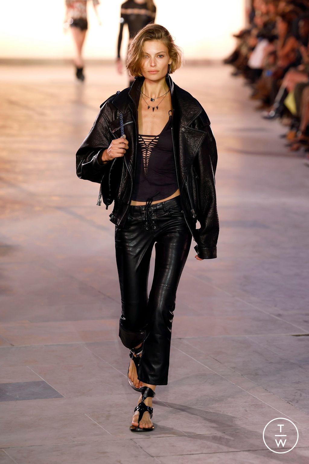 Fashion Week Paris Spring/Summer 2025 look 19 from the Isabel Marant collection womenswear
