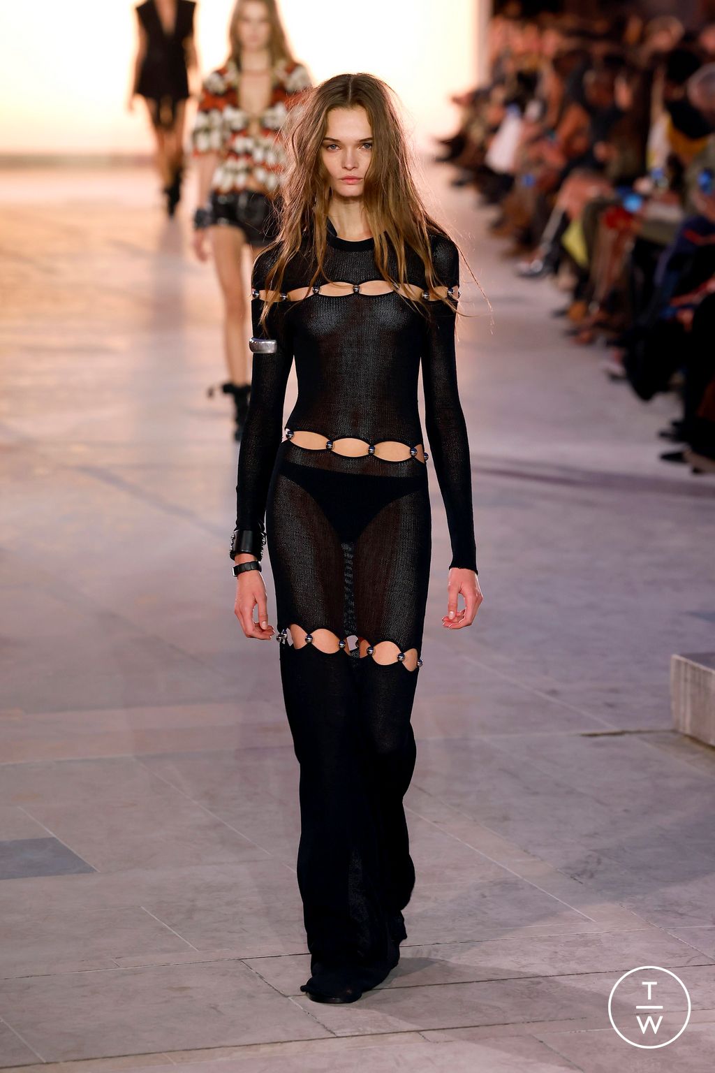 Fashion Week Paris Spring-Summer 2025 look 20 from the Isabel Marant collection womenswear