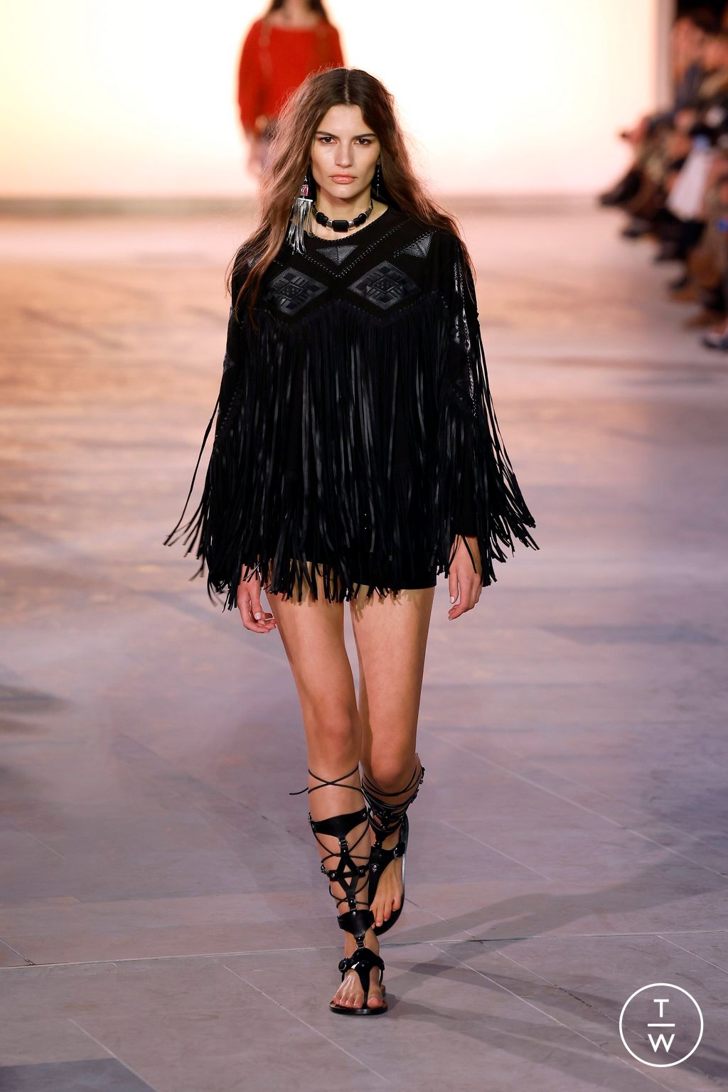 Fashion Week Paris Spring/Summer 2025 look 24 from the Isabel Marant collection womenswear