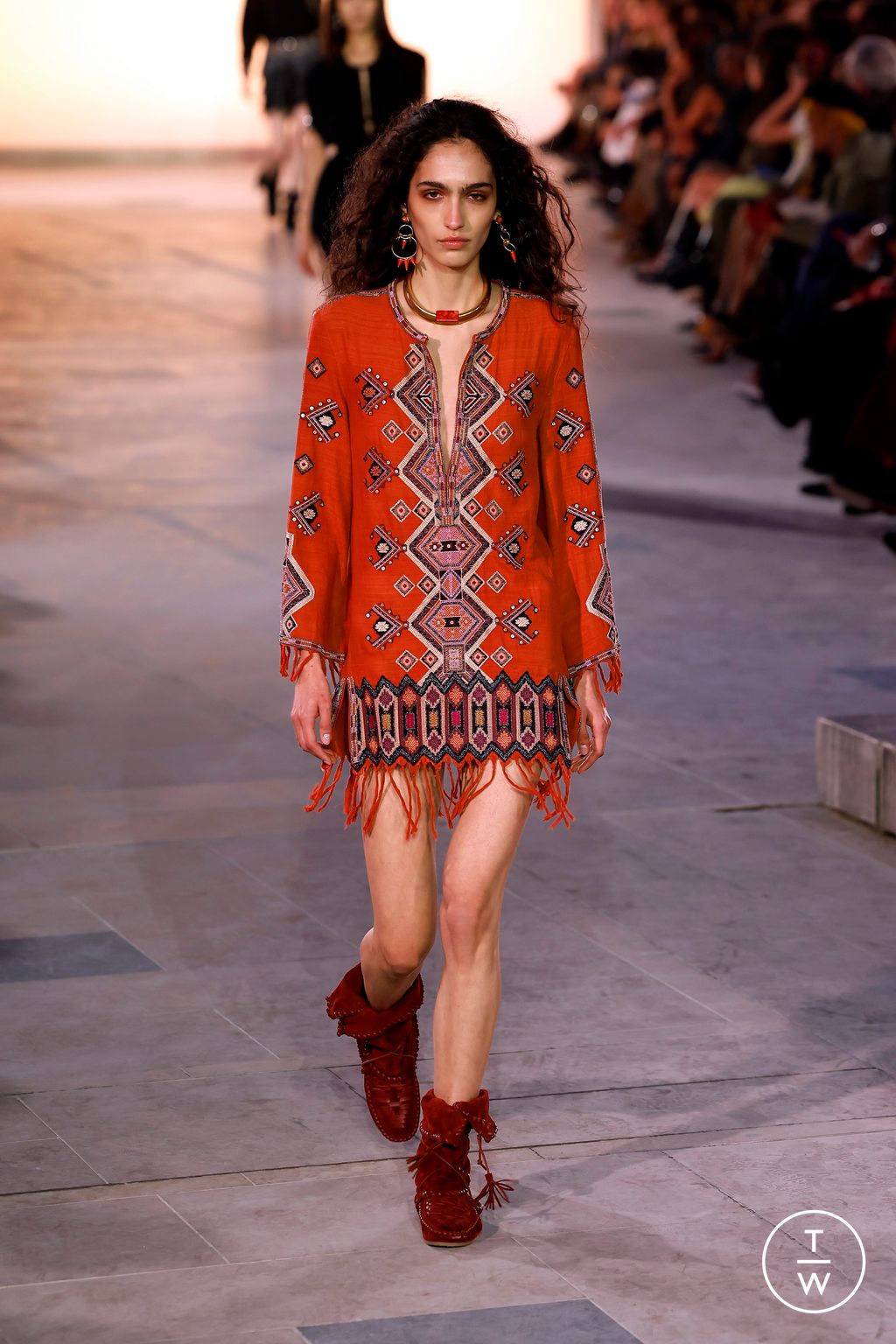 Fashion Week Paris Spring/Summer 2025 look 30 from the Isabel Marant collection womenswear
