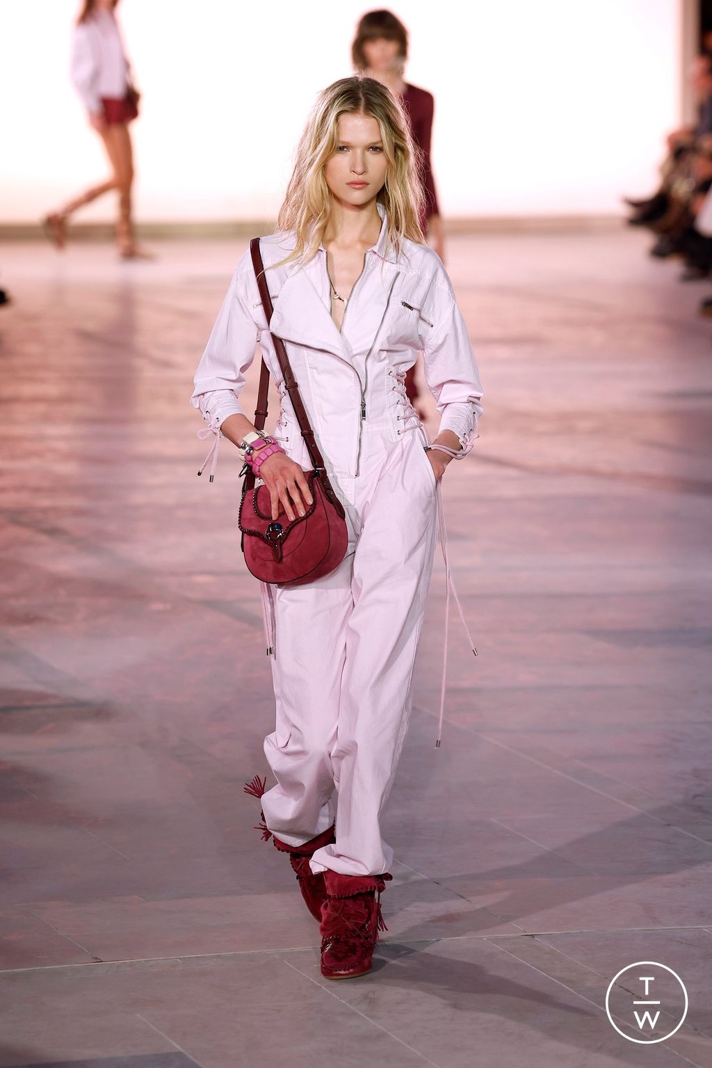 Fashion Week Paris Spring-Summer 2025 look 43 from the Isabel Marant collection womenswear