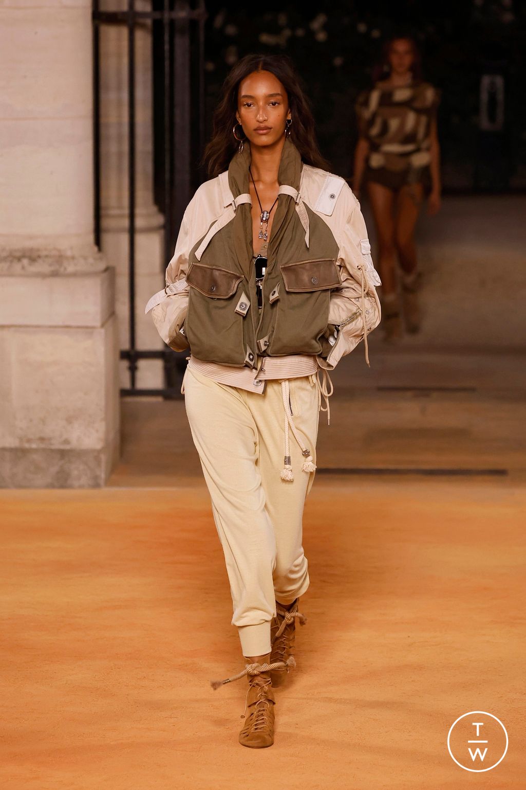 Fashion Week Paris Spring/Summer 2026 look 2 from the Isabel Marant collection womenswear