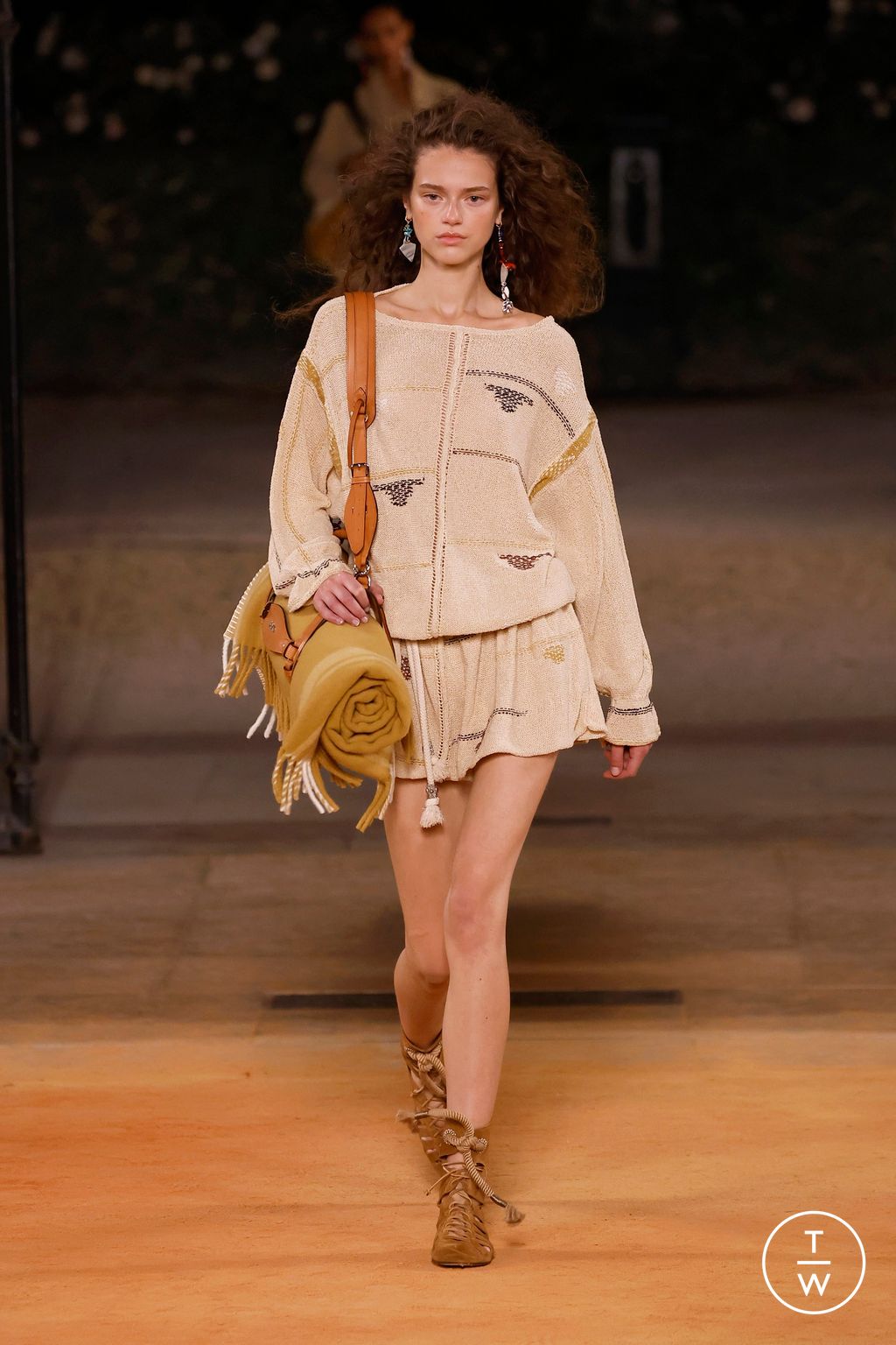 Fashion Week Paris Spring/Summer 2026 look 30 from the Isabel Marant collection womenswear