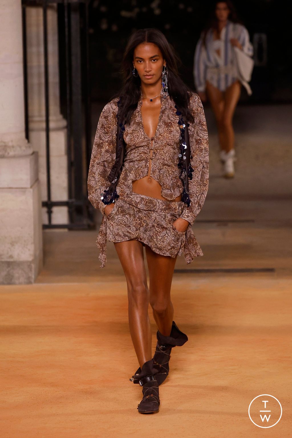 Fashion Week Paris Spring/Summer 2026 look 53 from the Isabel Marant collection womenswear
