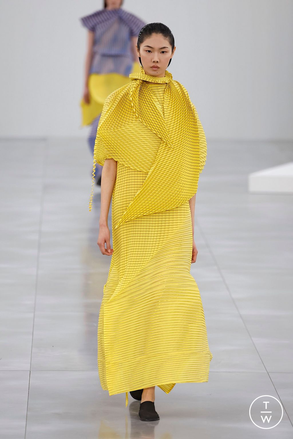 Fashion Week Paris Fall/Winter 2025 look 43 from the Issey Miyake collection womenswear