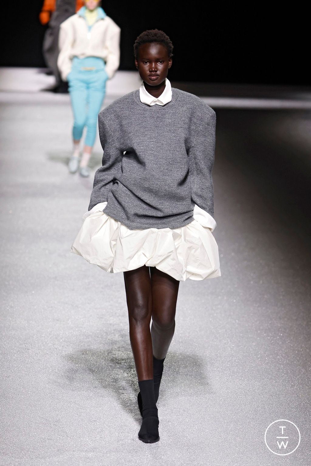Fashion Week Paris Fall/Winter 2026 look 14 from the Issey Miyake collection womenswear