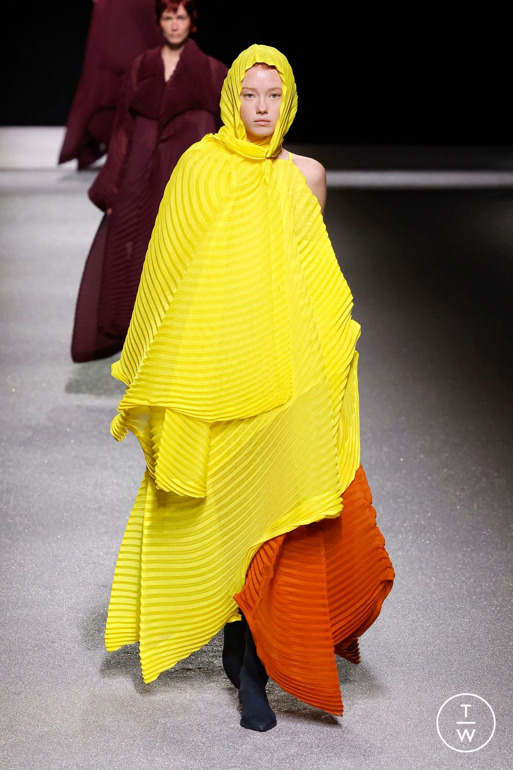 Fashion Week Paris Fall/Winter 2026 look 38 from the Issey Miyake collection womenswear