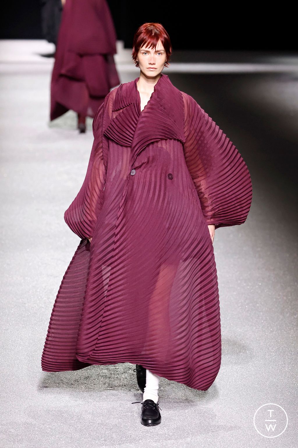 Fashion Week Paris Fall/Winter 2026 look 39 from the Issey Miyake collection womenswear