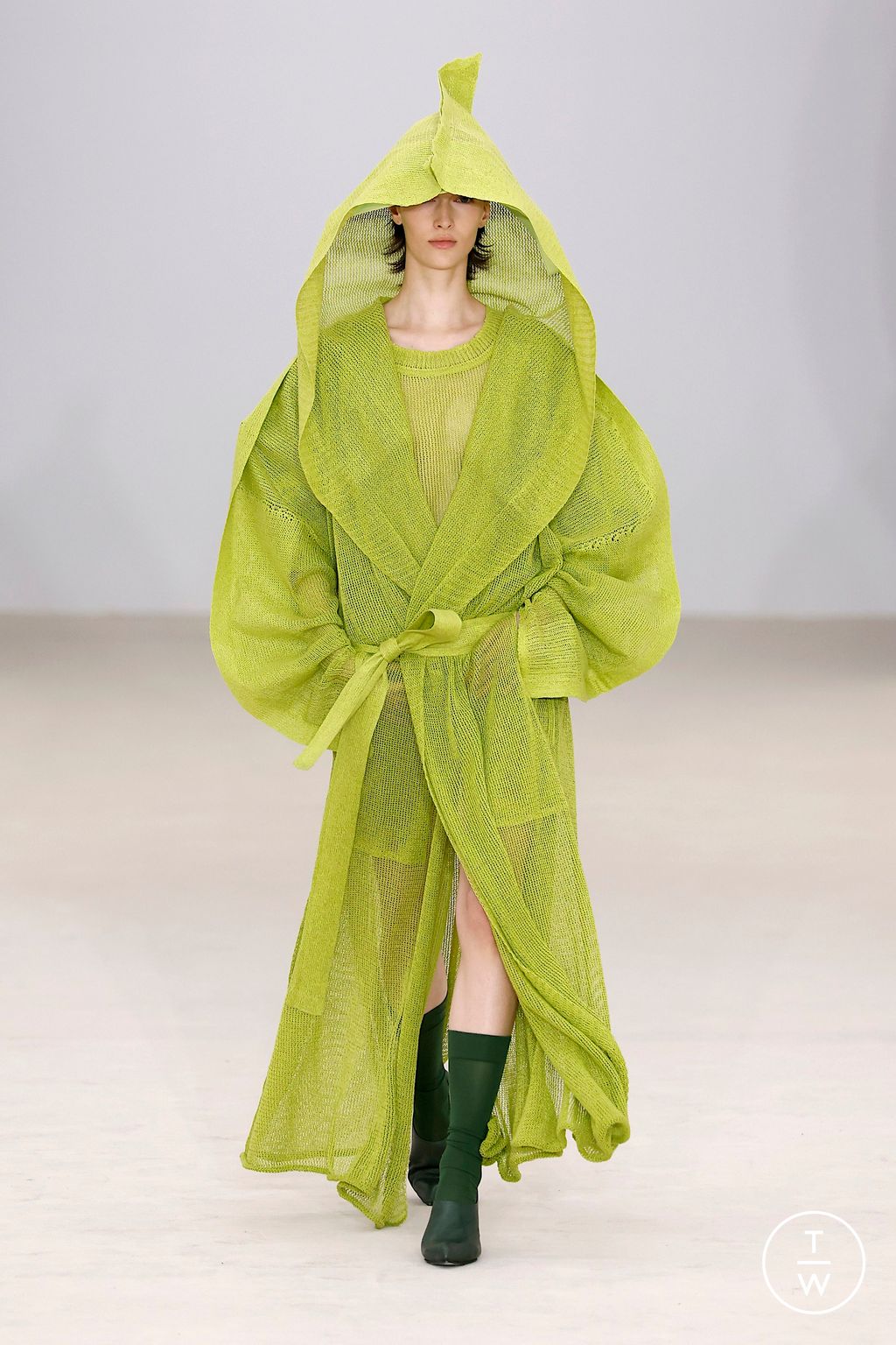 Fashion Week Paris Spring/Summer 2026 look 39 from the Issey Miyake collection womenswear